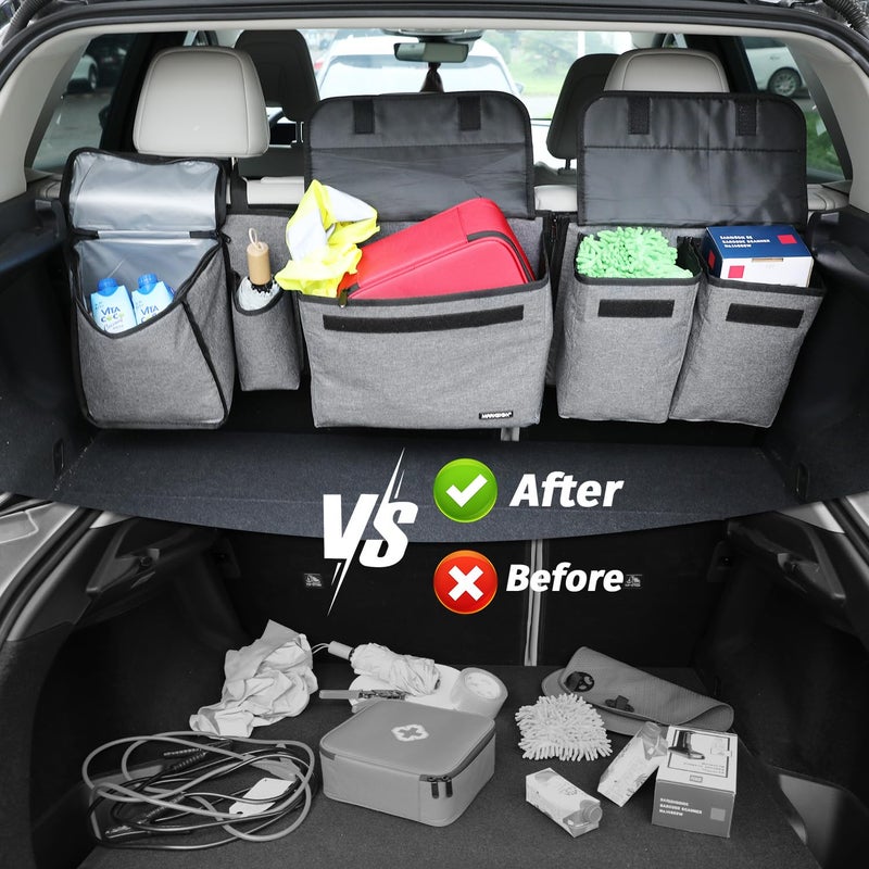 MARKSIGN Deluxe Trunk and Backseat Organizer for Medium or large size SUVs & RVs, Detachable Storage Modules with Built-in Cooler, Patent Pending - Image 5